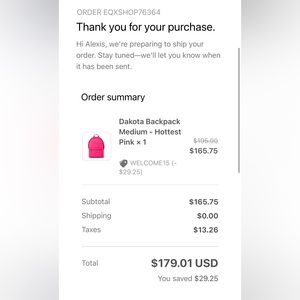 Dagne Dover Medium Dakota Backpack in HOTTEST PINK